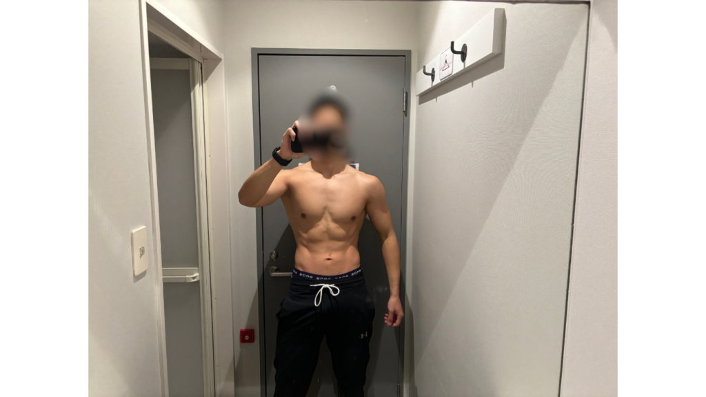 BEYONDに通って3ヶ月経過した体の写真